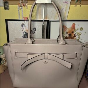 Kate Spade New York Natala Avalon Place Bow Satchel Grey/Lilac